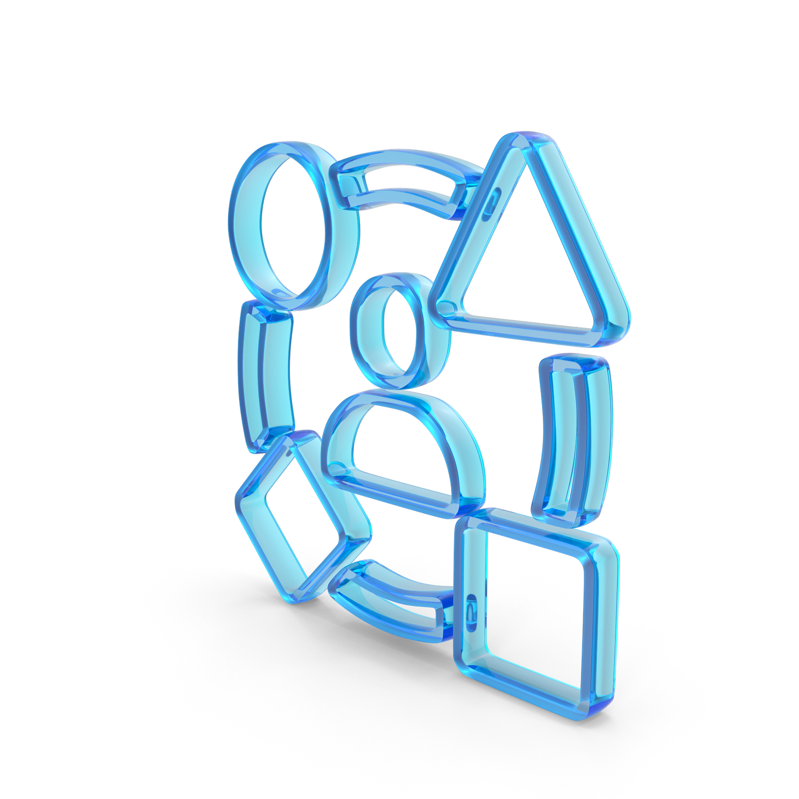 Glass Diversity Outline Icon.H03.2k