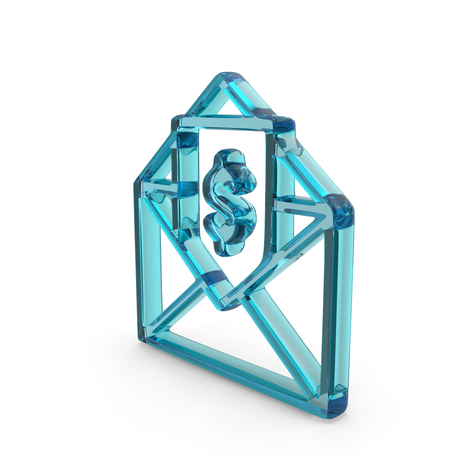 Invoice Mail Glass Symbol.H03.2k