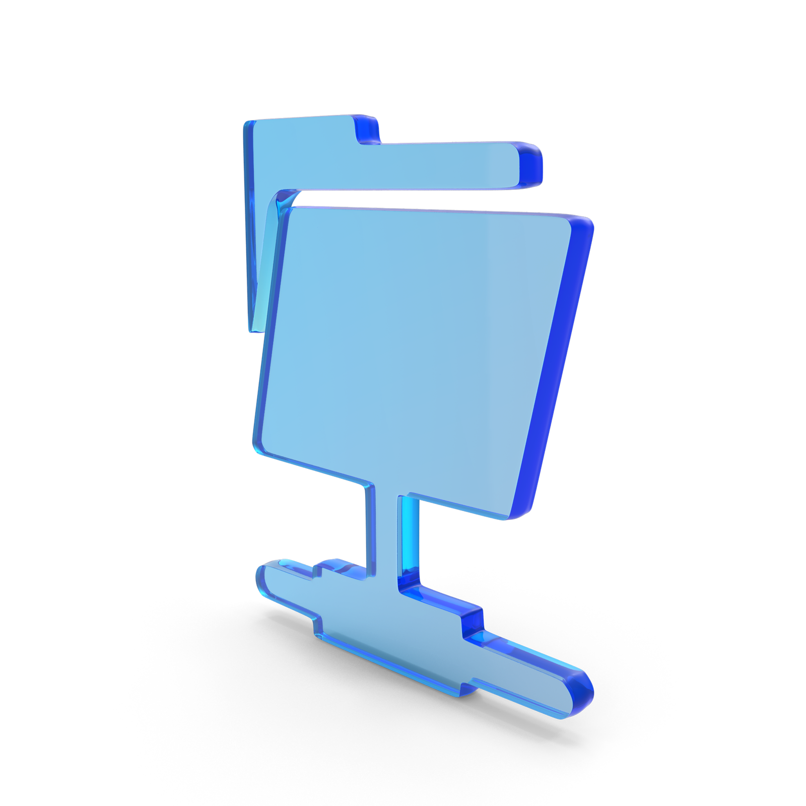 Network Share Folder Symbol Glass.H03.2k